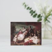 Franz Xaver Winterhalter - The Royal Family in 184 Briefkaart (Staand voorkant)