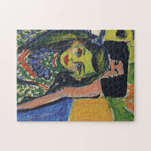 Fränzi | Ernst Ludwig Kirchner Legpuzzel (Horizontaal)