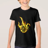 Franzied Flame Fan Art Tri-Blend Shirt (Voorkant)