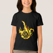 Franzied Flame Fan Art Tri-Blend Shirt (Voorkant)