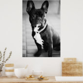 Französisch Bulldog Poster (Keuken)