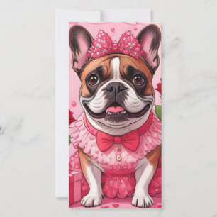 Französische Bulldog Verliefd French Bulldog Save The Date