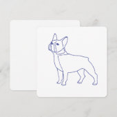 Französische Bulldogge (Voorkant / Achterkant)