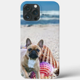 Französische Bulldogge am Strand French Bulldog Case-Mate iPhone Case
