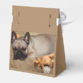 Französische. Bulldogge Bedankdoosjes (Achterkant)