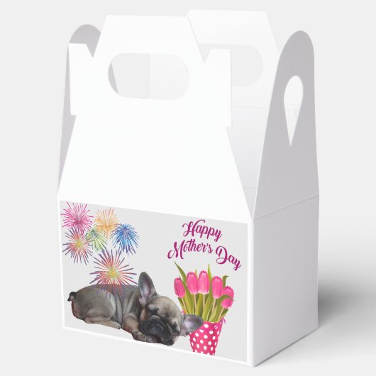 französische Bulldogge Bedankdoosjes (Geopend)