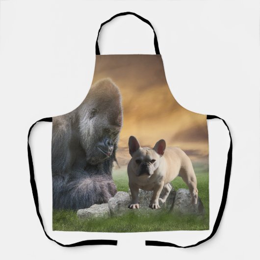 Französische Bulldogge beste Freunde Schort (Voorkant)
