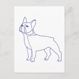 Französische Bulldogge Briefkaart