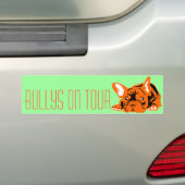 Französische Bulldogge Bumpersticker (Op auto)
