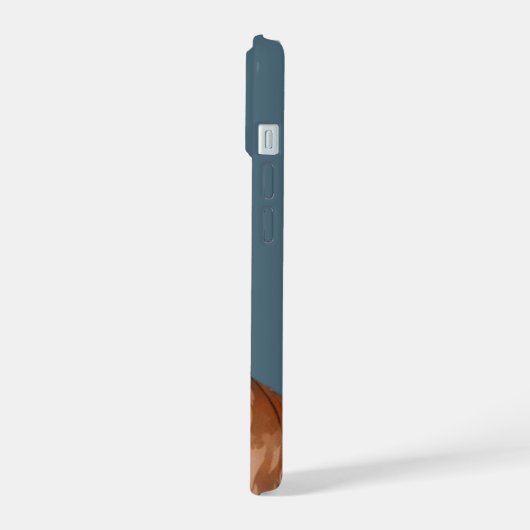 Französische Bulldogge Cartoon French Bulldog iPhone 15 Case (Linkerkant)