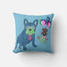 Französische Bulldogge Cartoon French Bulldog Kussen