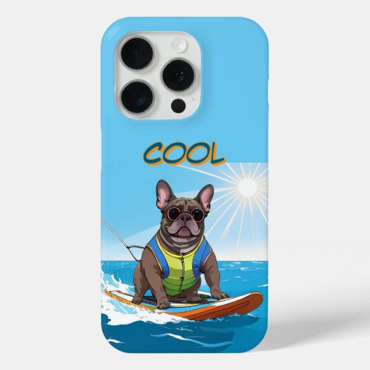 Französische Bulldogge Cool French Bulldog Case-Mate iPhone Case (Achterkant)