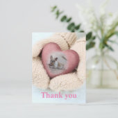 Französische Bulldogge Danke French Bulldog Briefkaart (Staand voorkant)