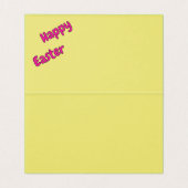 Französische Bulldogge Ei Ostern French Bulldog Kaart (Binnenkant ongevouwen)