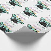 Französische Bulldogge Engel French Bulldog  Cadeaupapier (Hoek)