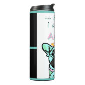 Französische Bulldogge Engel French Bulldog Thermosbeker (Gedraaid links)