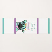 Französische Bulldogge Engel French Bulldog Yogamat (Achterkant (horizontaal))