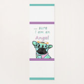 Französische Bulldogge Engel French Bulldog Yogamat (Achterkant)