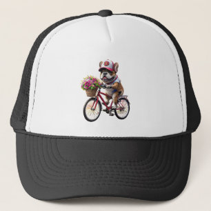 Französische Bulldogge fiets French Bulldog Trucker Pet