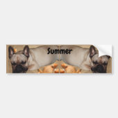 Französische Bulldogge Freizeit French Bulldog Bumpersticker (Voorkant)