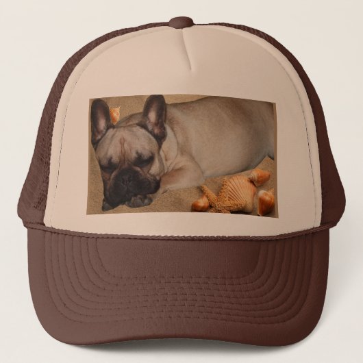 Französische Bulldogge Freizeit French Bulldog Trucker Pet (Voorkant)