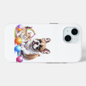 Französische Bulldogge French Bulldog mit Katze Case-Mate iPhone Case (Achterkant (horizontaal))