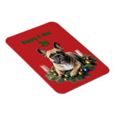 Französische Bulldogge French Bulldog  Weihnachten Magneet (Rechterzijde)