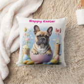 Französische Bulldogge Frohe Ostern French Bulldog Kussen (Deken)