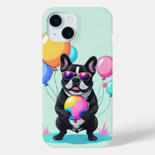 Französische Bulldogge Gelukkige Dag Franse Bulldo iPhone 15 Case