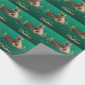 Französische Bulldogge Geschenkpapier Cadeaupapier (Hoek)