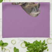 Französische Bulldogge Gute Freunde French Bulldog Theedoek (Gevouwen)