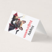 französische Bulldogge Halloween French Bulldog Kaart (Voorkant)