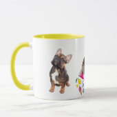 Französische Bulldogge Happy Summer French Bulldog Mok (Links)