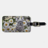 Französische Bulldogge Herz French Bulldog Bagagelabel (Voorkant horizontaal)