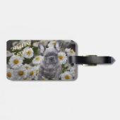 Französische Bulldogge Herz French Bulldog Bagagelabel (Achterkant horizontaal)