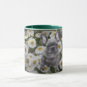 Französische Bulldogge Herz French Bulldog Mok (Midden)