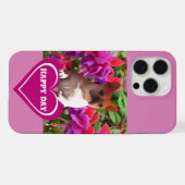 Französische Bulldogge Herz French Bulldog Mutter iPhone Hoesje (Achterkant horizontaal)