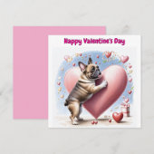 Französische Bulldogge Herzsprung French Bulldog  (Voorkant / Achterkant)