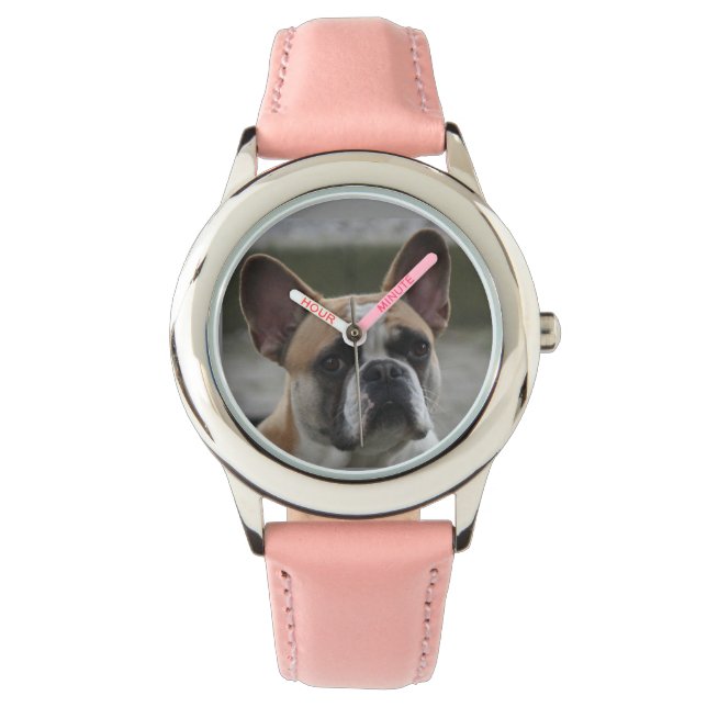 Französische Bulldogge   Horloge (Voorkant)