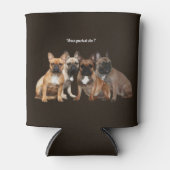 Französische Bulldogge Hundefamilie Blikjeskoeler (Voorkant)