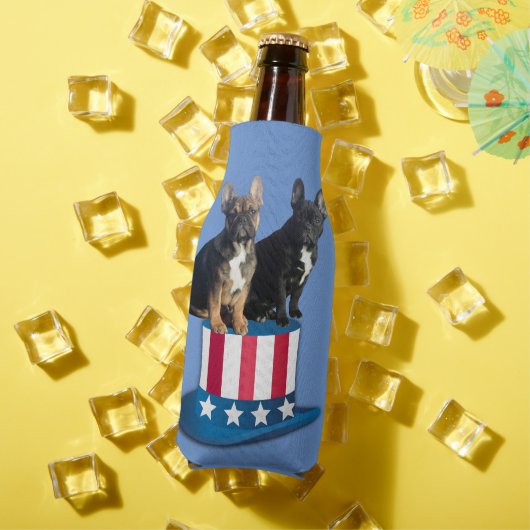 Französische Bulldogge Hut French Bulldog  Flesjeskoeler (Insitu Zomer)