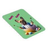 Französische Bulldogge im Ei Frohe Ostern Magneet (Rechterzijde)