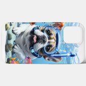 Französische Bulldogge im Urlaub French Bulldog Case-Mate iPhone Case (Achterkant (horizontaal))