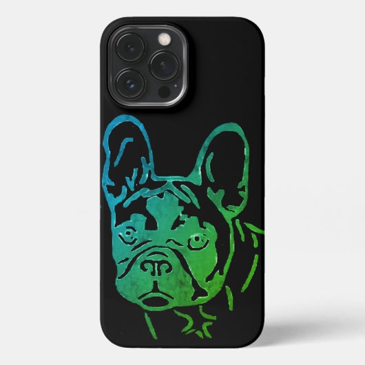 Französische Bulldogge IPhone 13 Hülle iPhone Hoesje (Achterkant)