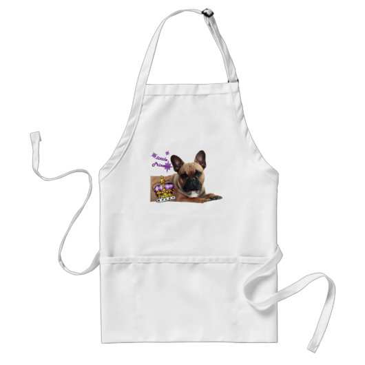 Französische Bulldogge kleine kleine zessin Schürz Standaard Schort (Voorkant)