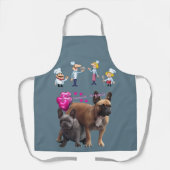 Französische Bulldogge Koch French Bulldog  Schort (Voorkant)