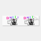 Französische Bulldogge Krone French Bulldog Bumpersticker (Voorkant)
