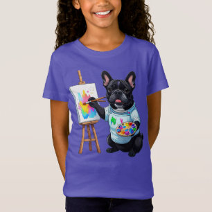 Französische Bulldogge Kunstenaar French Bulldog T-shirt