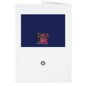 Französische Bulldogge Lichterkette Weihnachten (Achterkant)