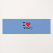 Französische Bulldogge like French Bulldog Yogamat (Achterkant (horizontaal))